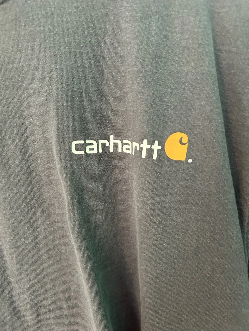 Carhartt Short Sleeve Logo Tee - gray - Picture 3 of 8